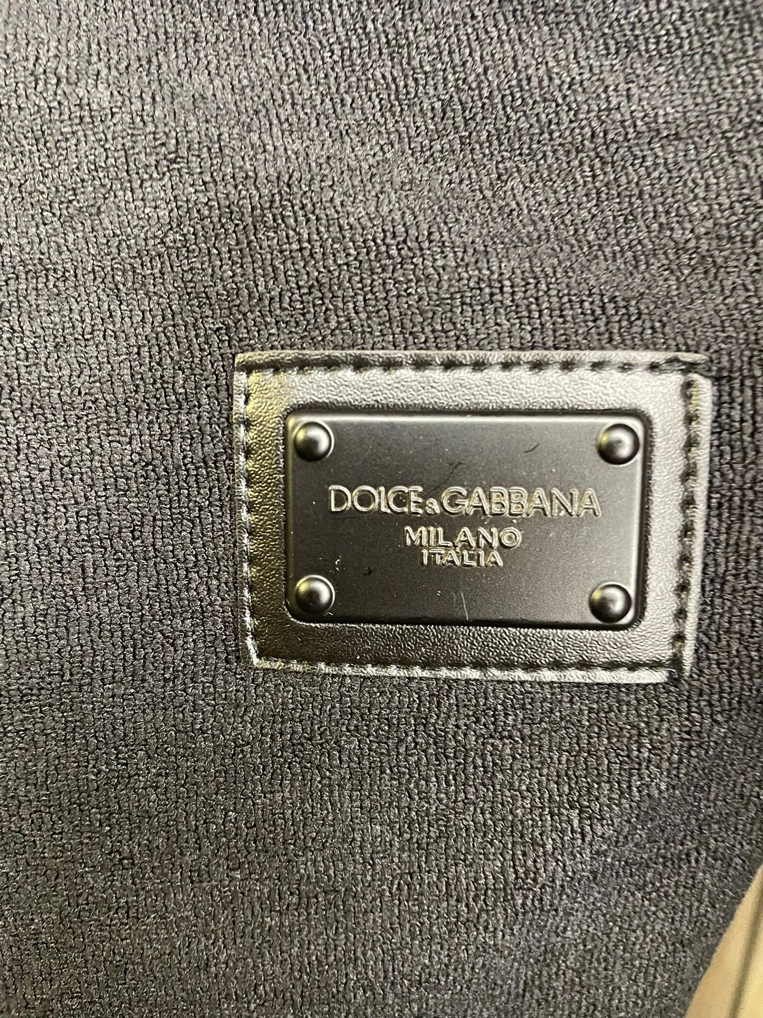 Dolce Gabanna Logo Patch Black