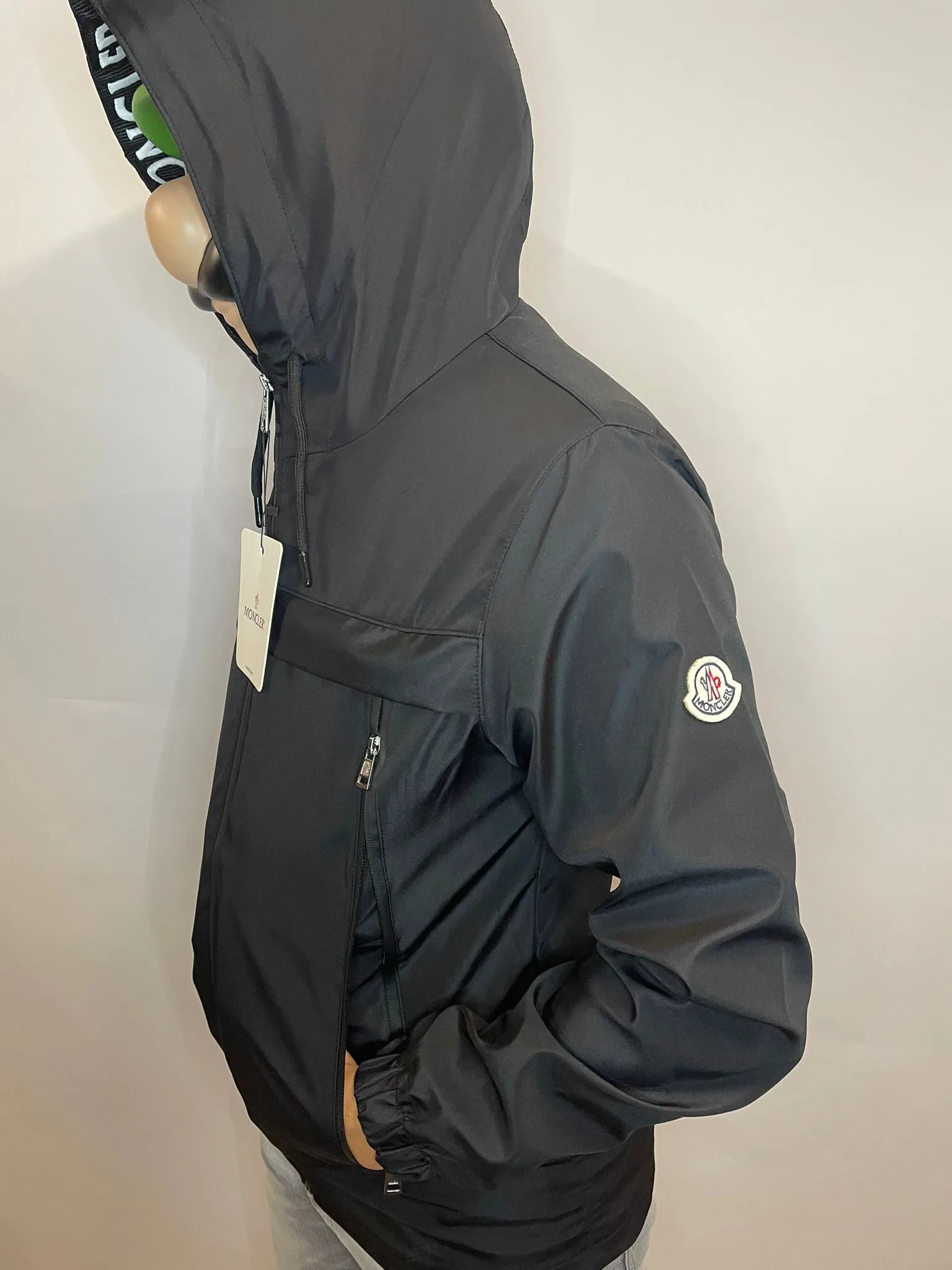 Moncler Windbreaker Black Inside