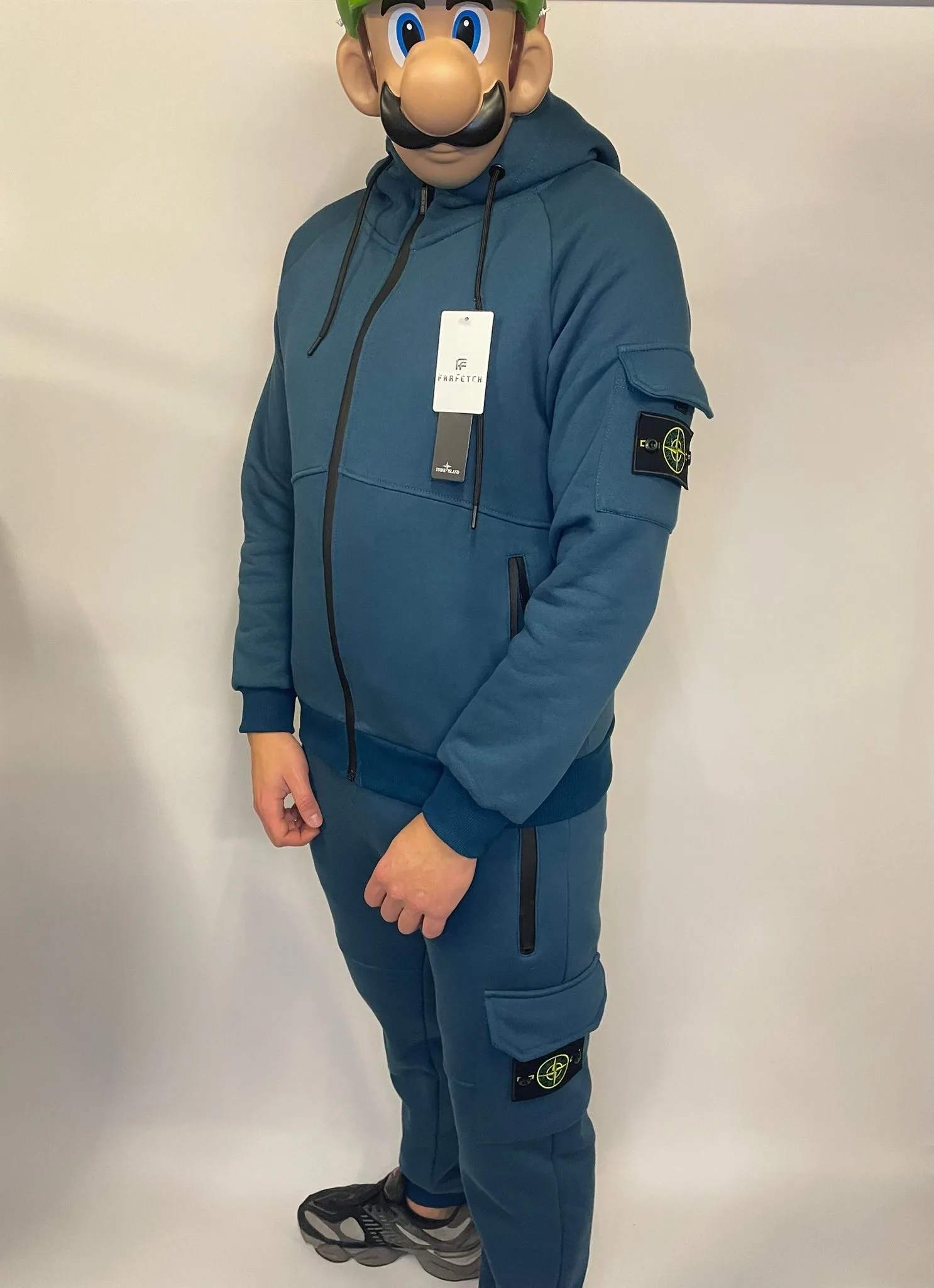 Stone Island Cargo Trainingspak Licht Blauw
