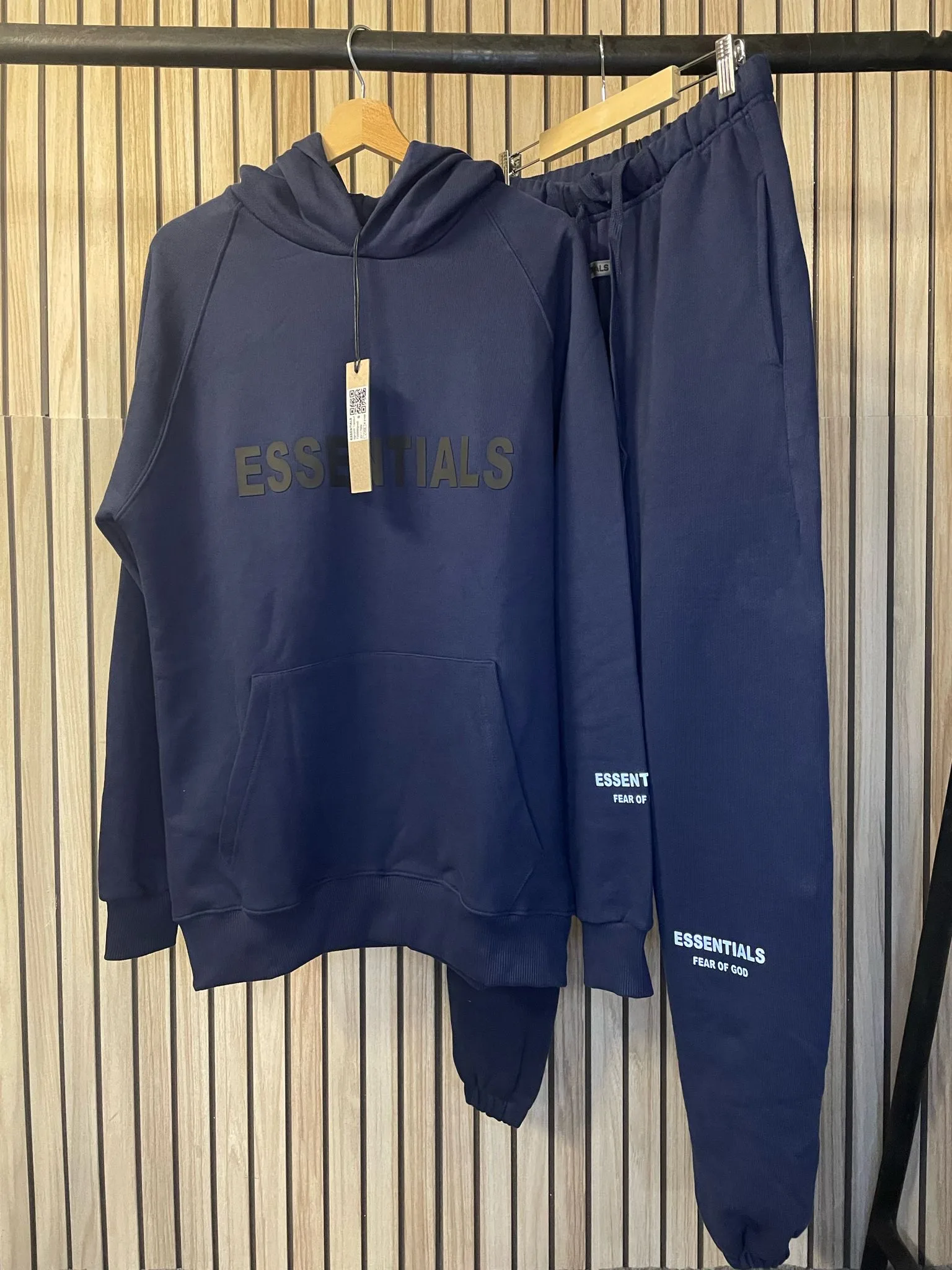 Essentials Fear Of God Tracksuit Blue