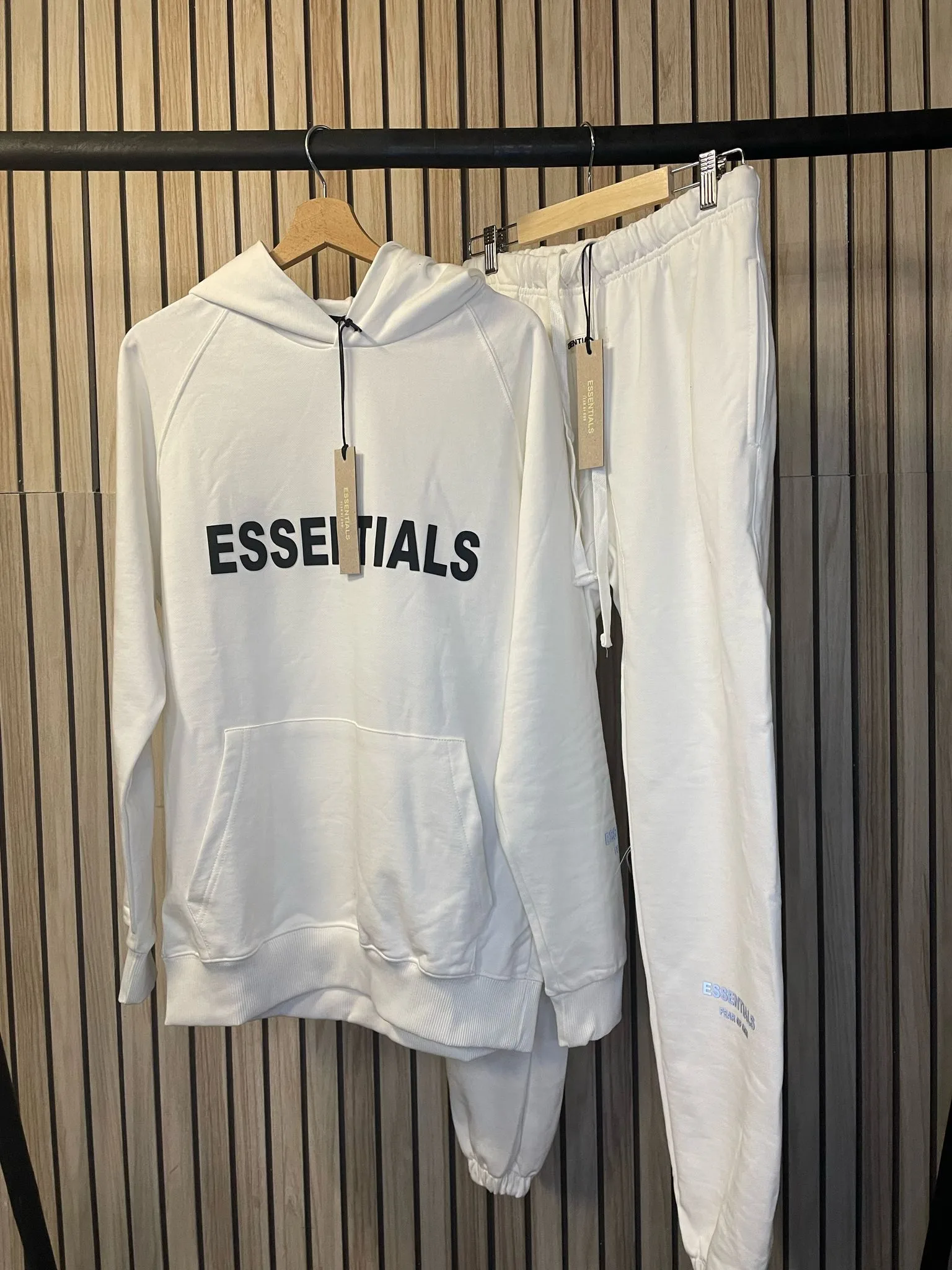 Essentials Fear Of God Tracksuit White