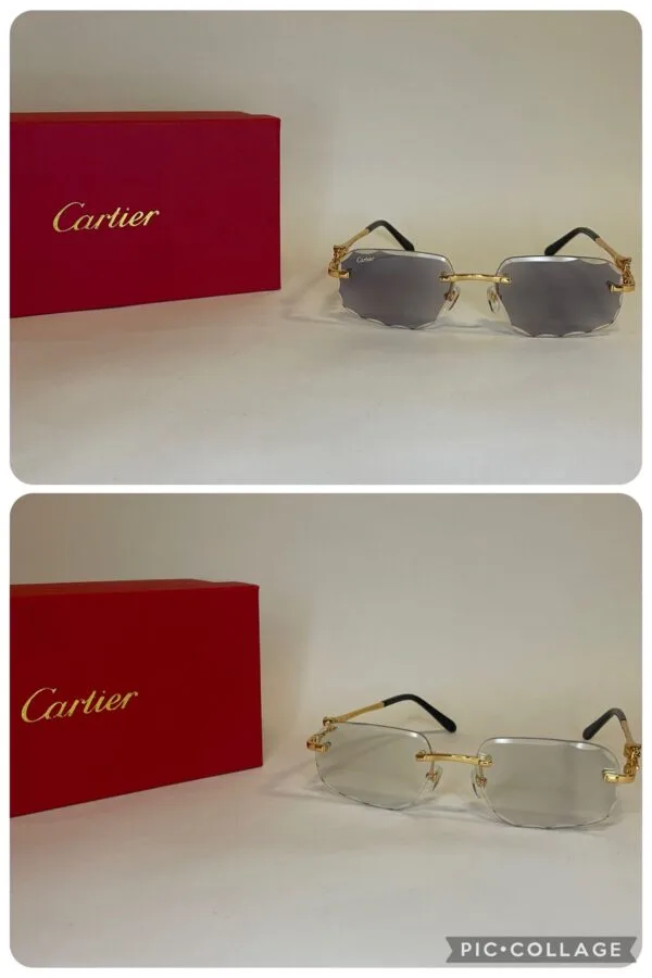 Cartier Gold Panthere Transparant/Black
