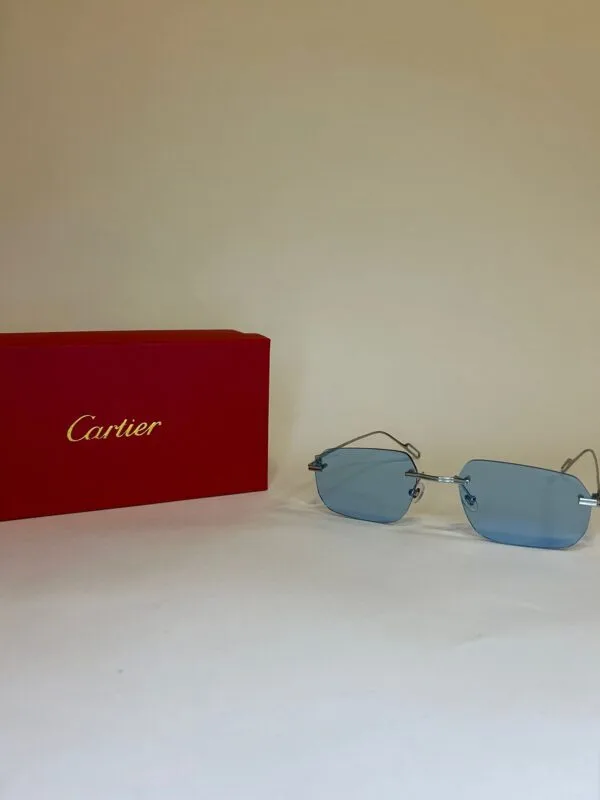 Cartier Silver CT Must Light Blue