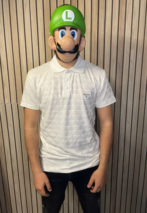 Prada Polo White Triangle