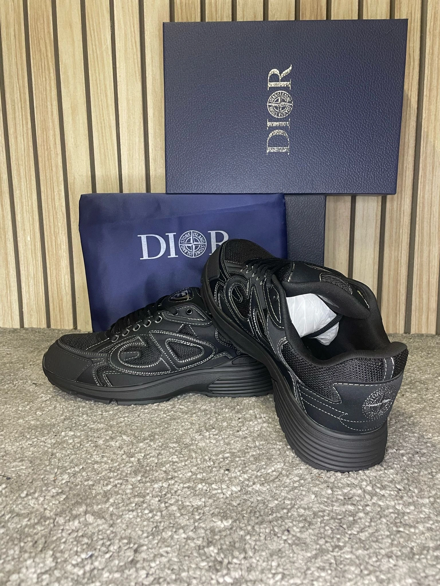 Christian Dior B30 X Stone Island Black