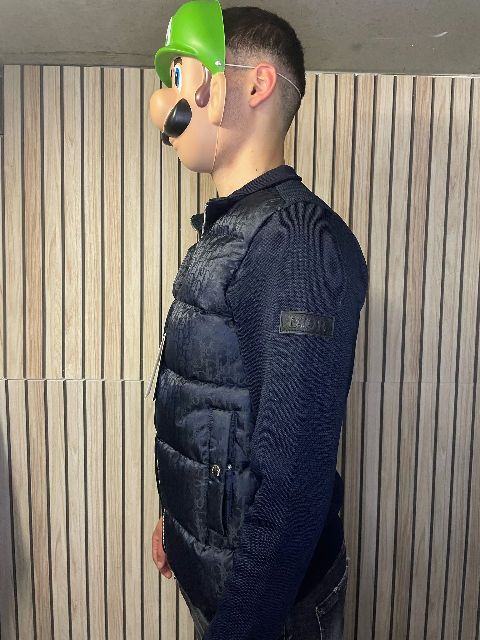 Christian Dior Buck Jacket Blue