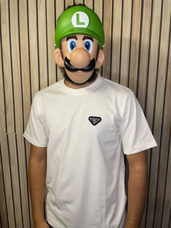 Prada Logo Patch White