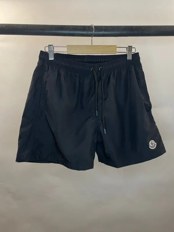 Moncler Zwembroek Logo Patch Black