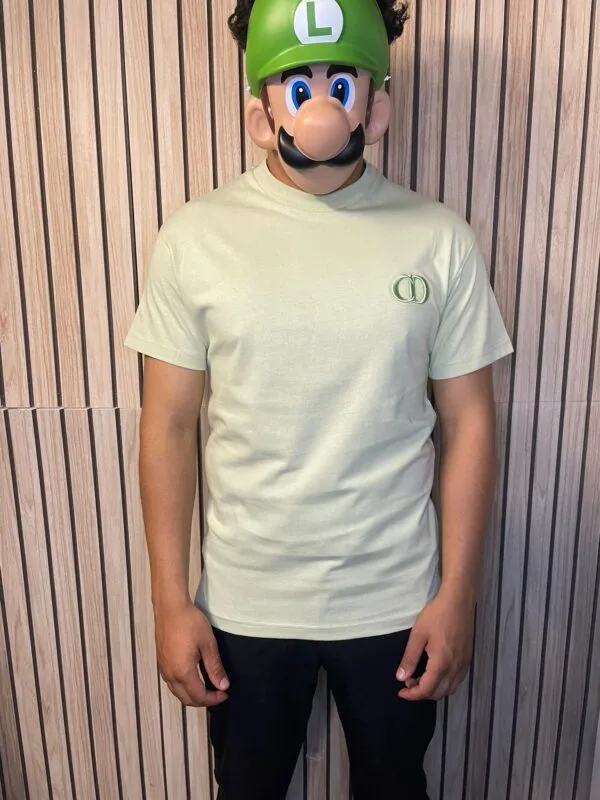 Christian Dior Logo Patch Lime
