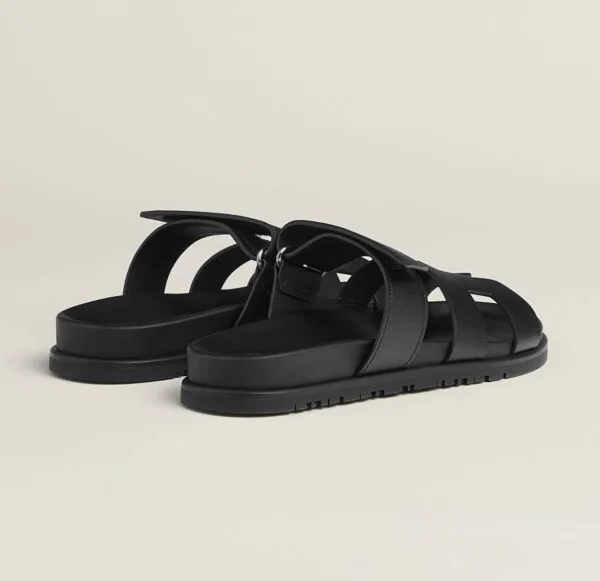 Hermès Sandalen Chypre Black
