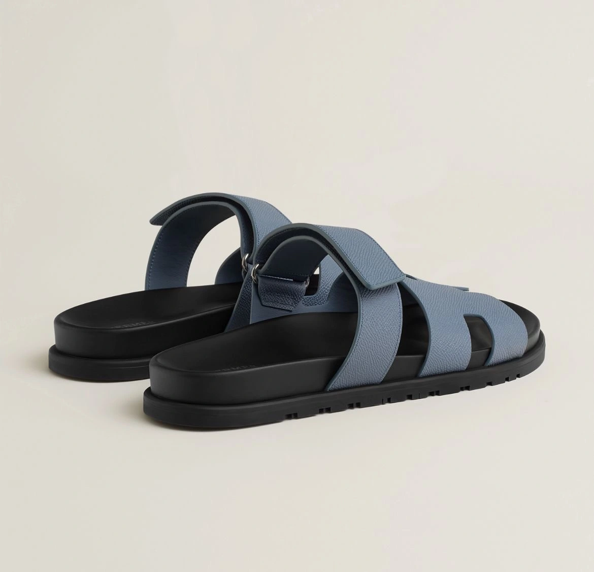Hermès Sandalen Chypre Black Blue