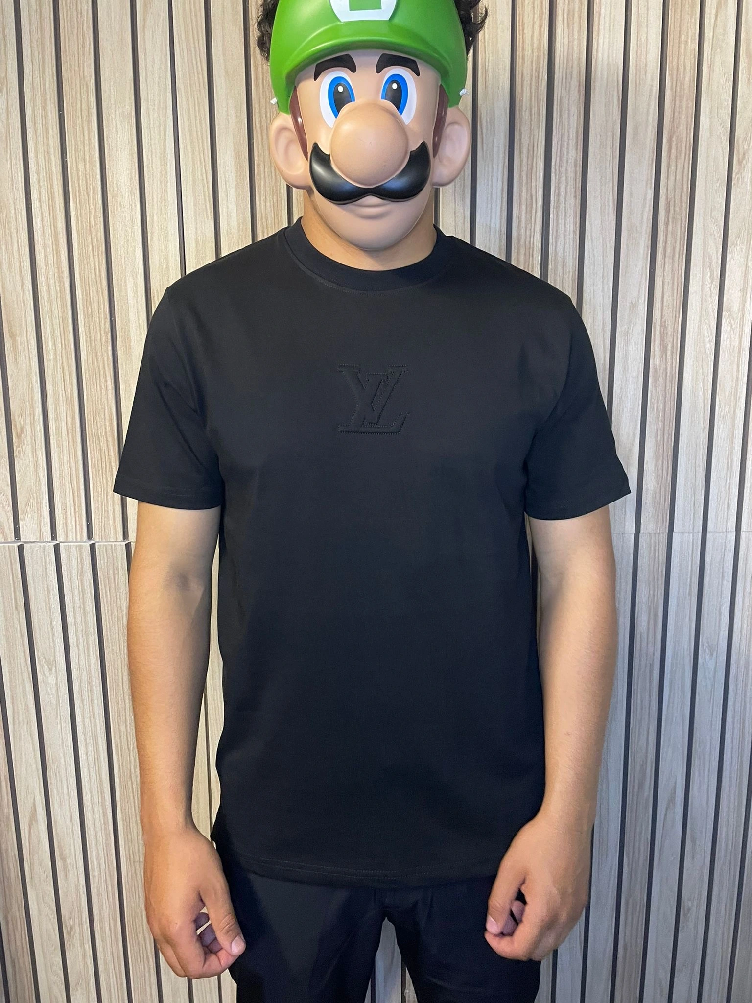 Louis Vuitton Mid Logo Patch Black