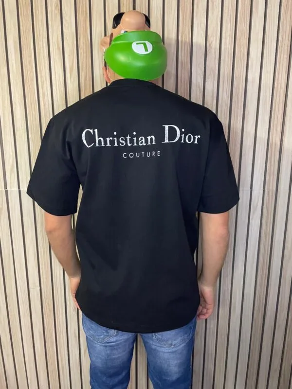 Christian Dior Logo Patch Couture Black