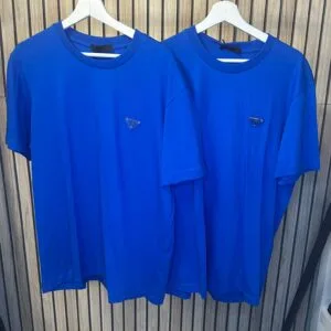 Prada logo patch dark blue