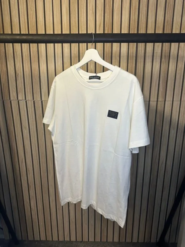 Dolce gabbana logo patch white
