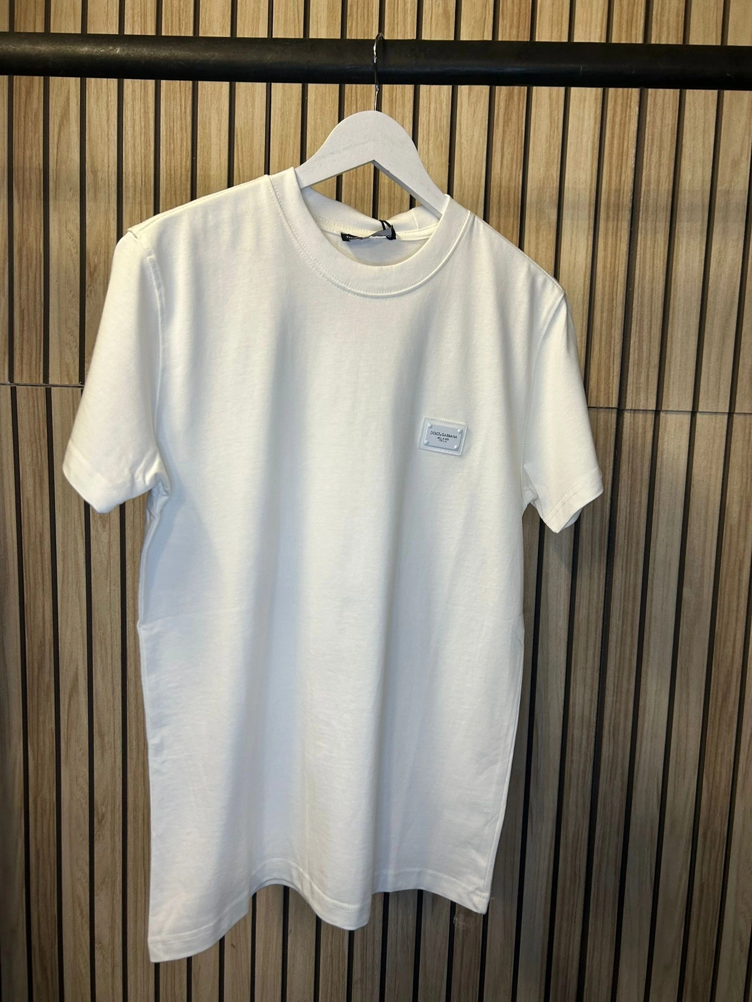 Dolce Gabbana Logo Patch White