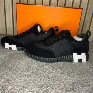 Hermes Bouncing Black White Logo