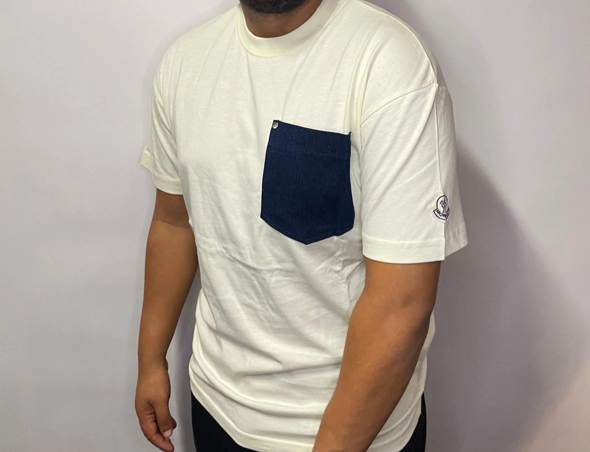 Moncler Side Patch White