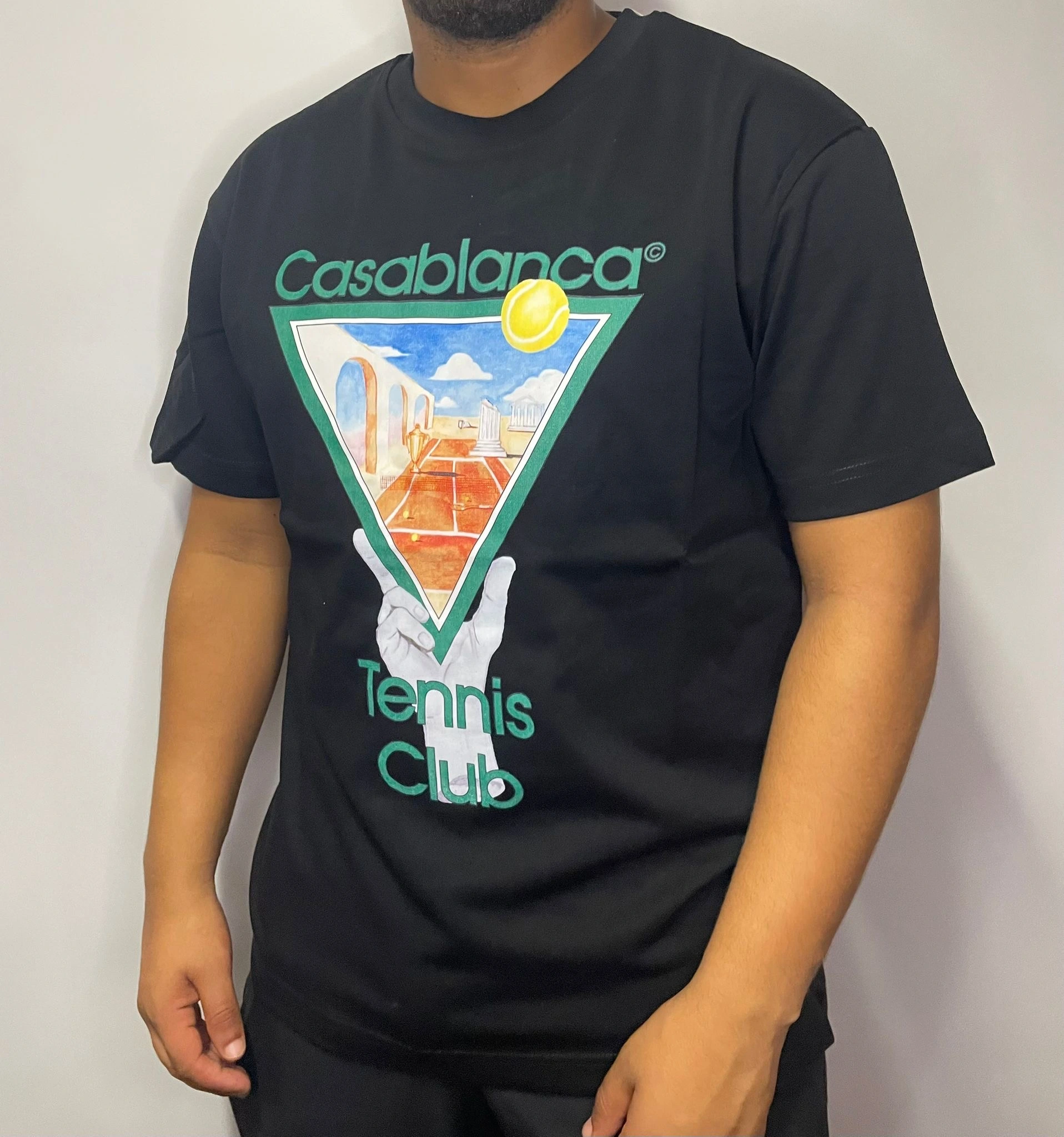 Casablanca Tennis Club Rome Black