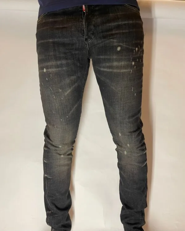 Dsquared2 Slim-Fit Jeans Black Denim Simple Label