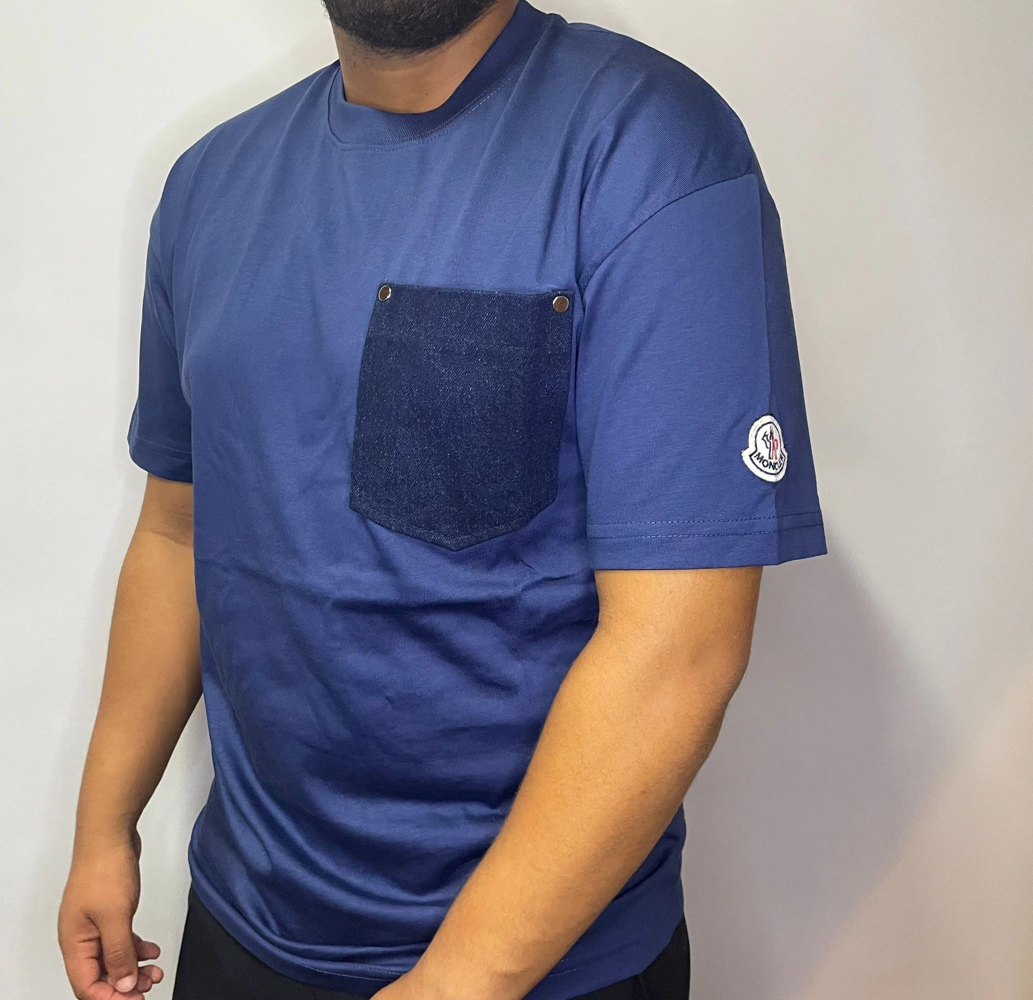 Moncler Side Patch Blue