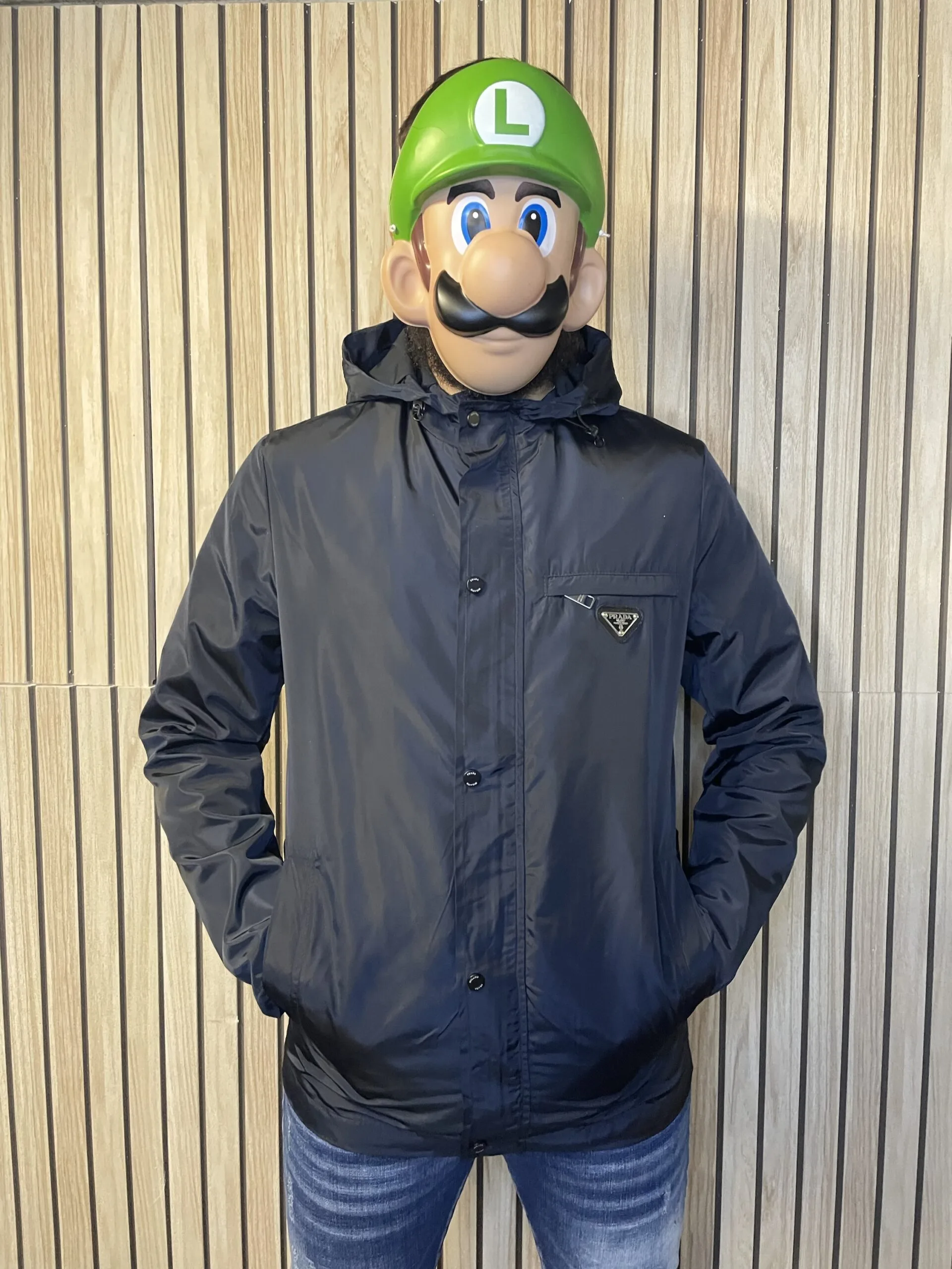 Prada re-nylon jacket blue