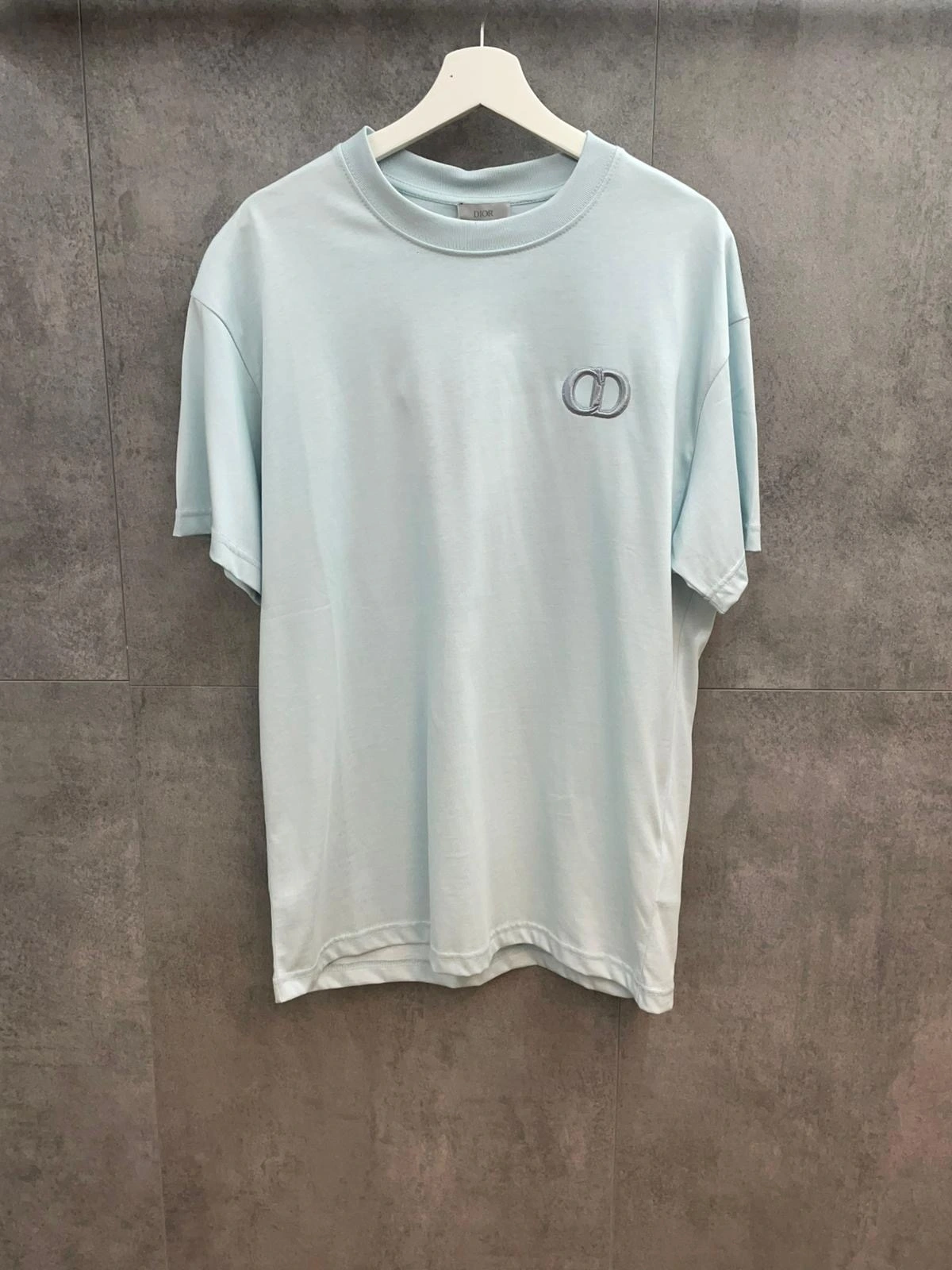 Christian Dior Logo Patch Blue Grey