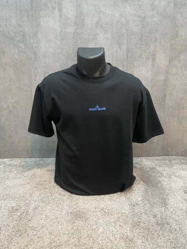 Stone Island Back Print Black/Blue