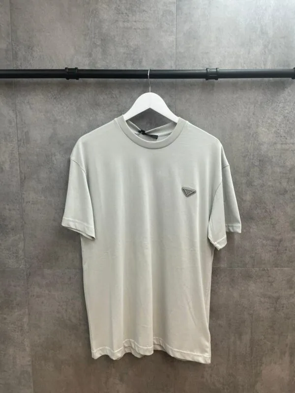 Prada Logo Parch Grey