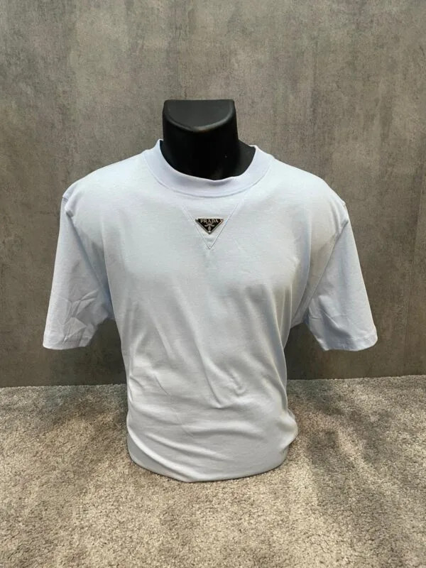 Prada Logo Patch Chest Blue