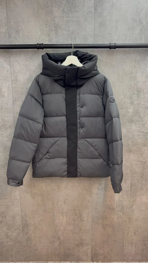 Moncler Winter Jacket Grey Black